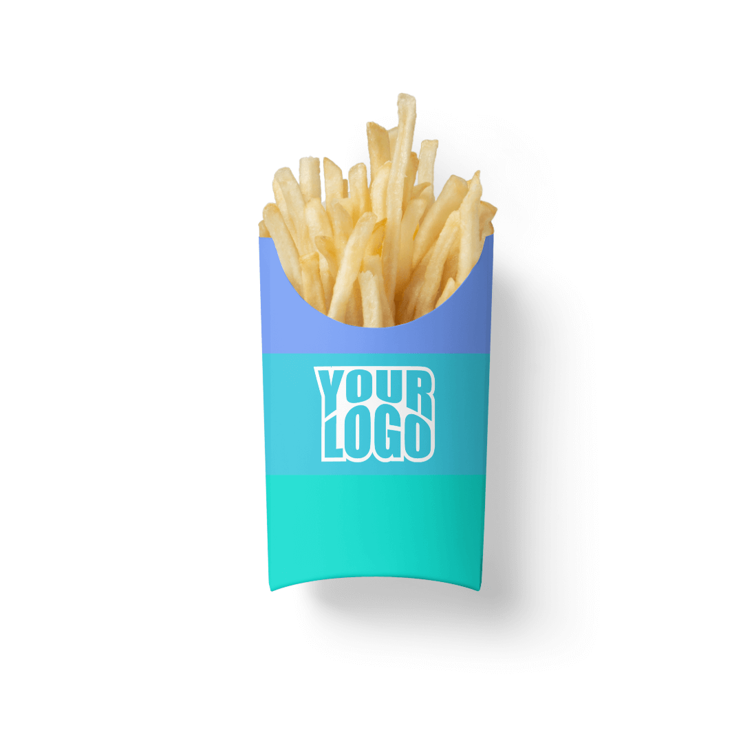 custom french fries box